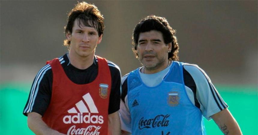 Eterno- el homenaje de Messi a Maradona a cuatro antildeos de su fallecimiento