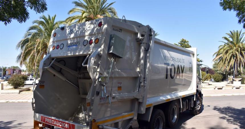 Toay inicioacute una prueba de recoleccioacuten diferenciada de residuos