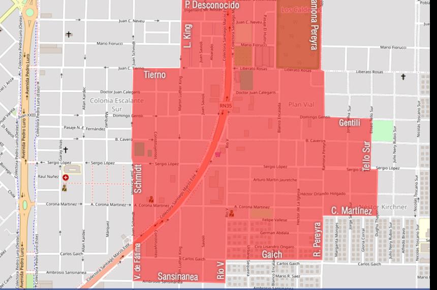 Programan cortes el viernes en varios barrios de Santa Rosa 