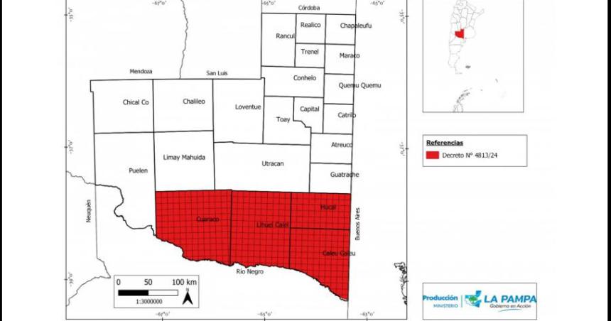 Extienden la emergencia agropecuaria en departamentos afectados por la sequiacutea