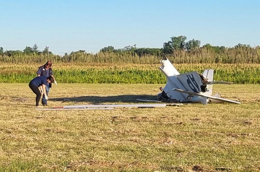 Pergamino- una avioneta se estrelloacute y murioacute el piloto