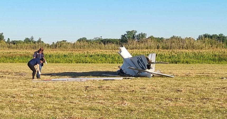 Pergamino- una avioneta se estrelloacute y murioacute el piloto