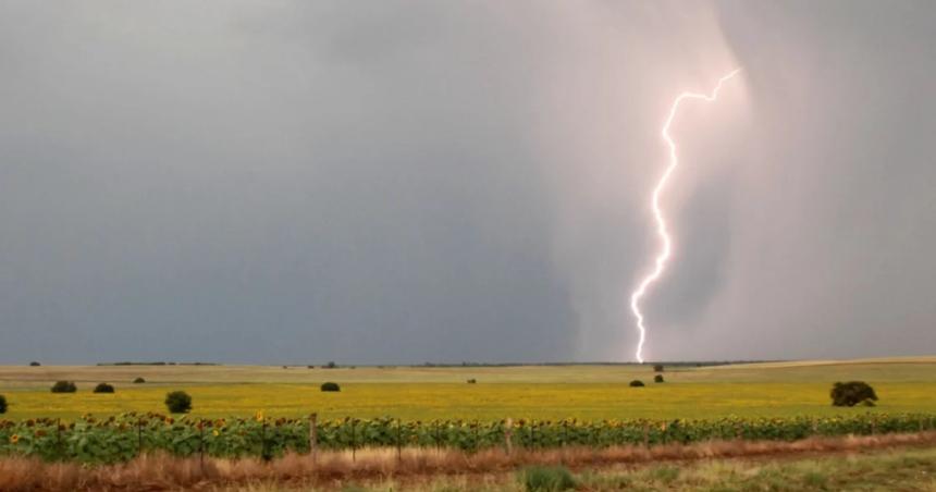 Alerta meteoroloacutegica por tormentas en la provincia