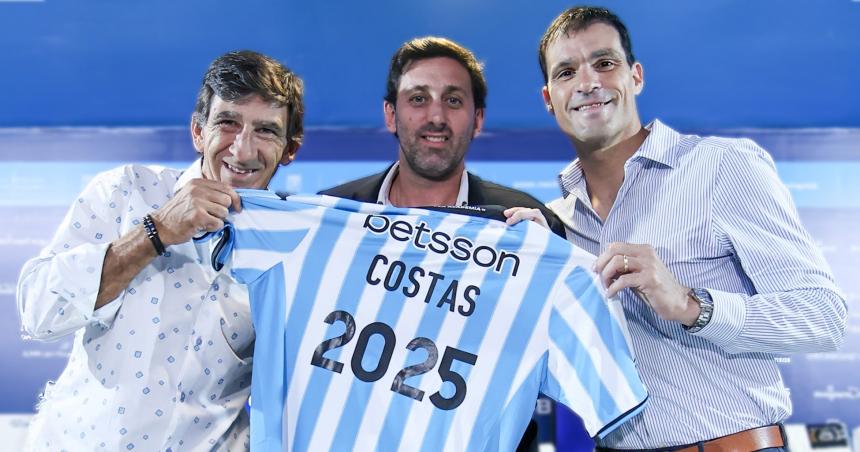 Costas renovoacute con Racing