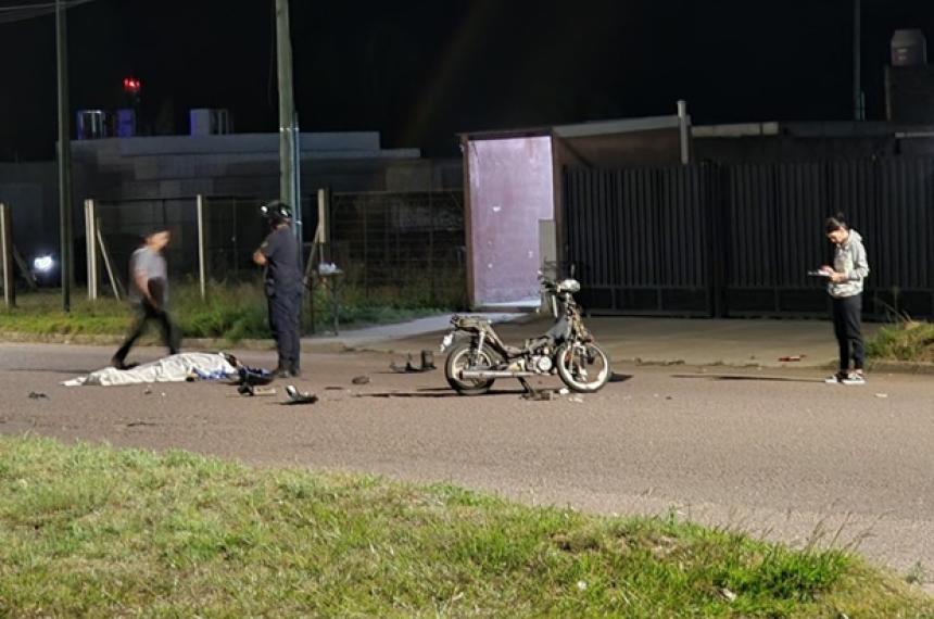 Murioacute un motociclista en Pico tras un choque contra la camioneta de Rodrigo Garro