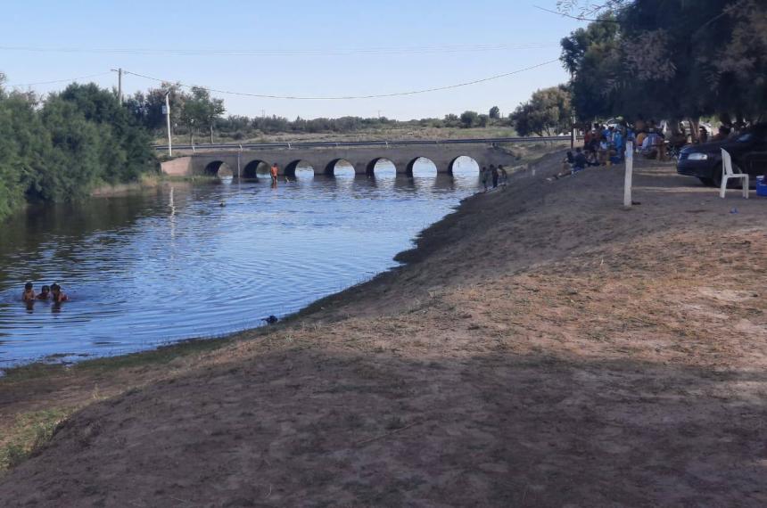 Volvioacute el agua al Atuel porque Mendoza no la puede aguantar