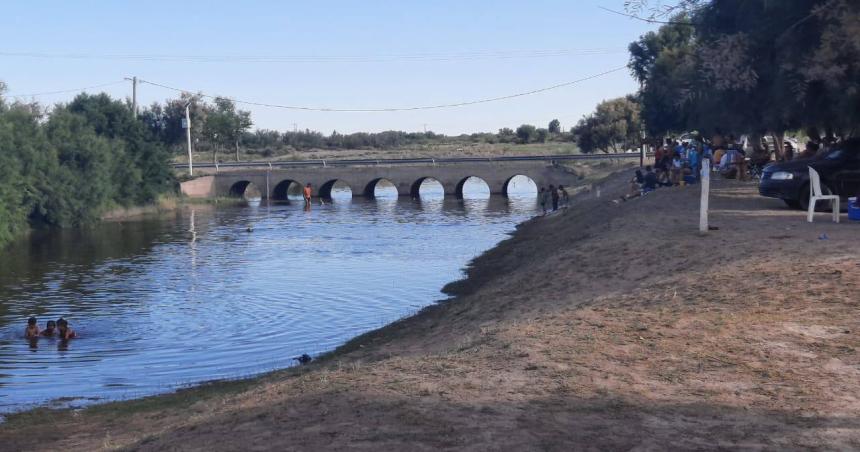 Volvioacute el agua al Atuel porque Mendoza no la puede aguantar