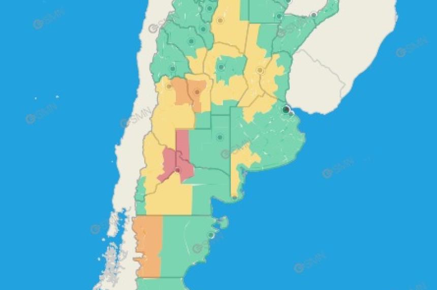 Rige una alerta por calor extremo para el oeste de La Pampa 