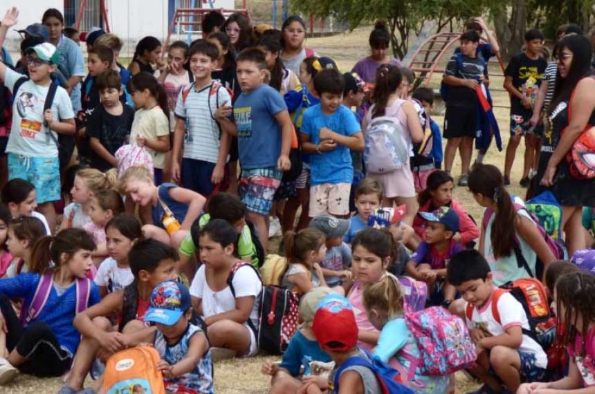 Comenzaron las colonias de vacaciones del Pro Vida en Riglos y Anchorena 