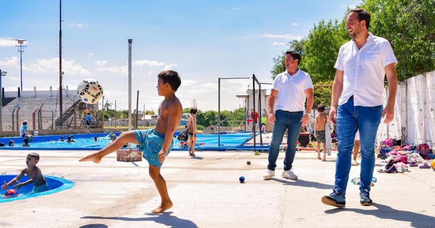 Di Napoli recorrioacute colonias de vacaciones del Pro Vida