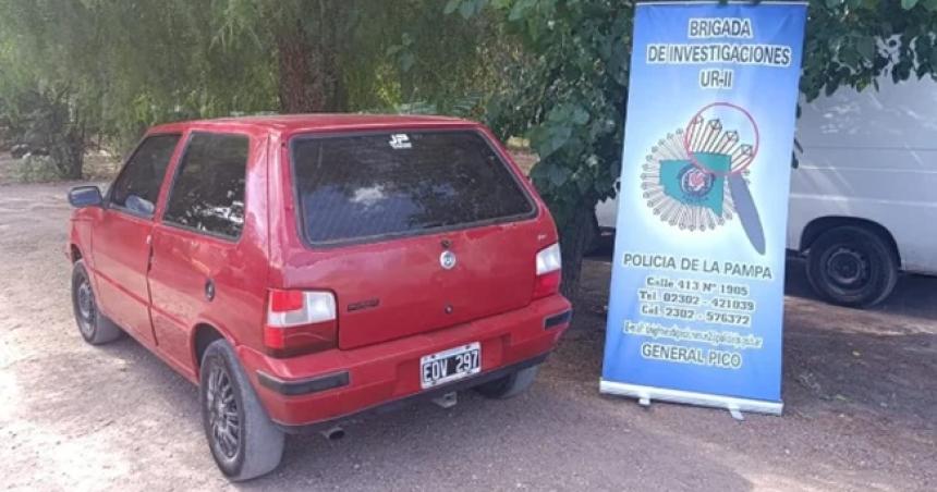 Un auto robado en Realicoacute fue recuperado en San Rafael