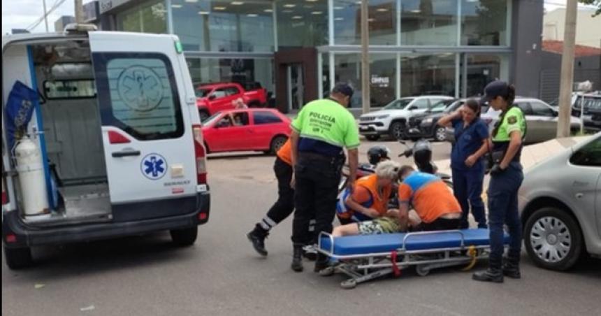 Dos motociclistas heridas en la Avenida Luro