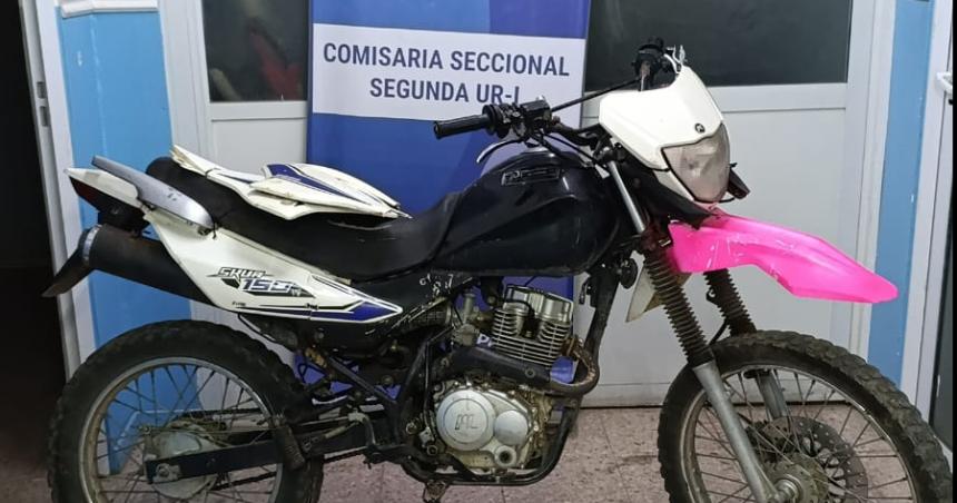 Andaba en una moto robada por la que pagoacute 50 mil pesos