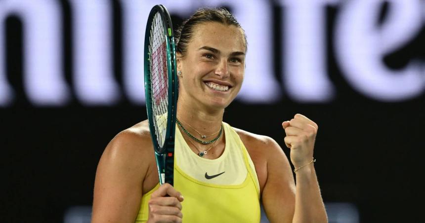 Sabalenka iraacute por el tricampeonato en Australia