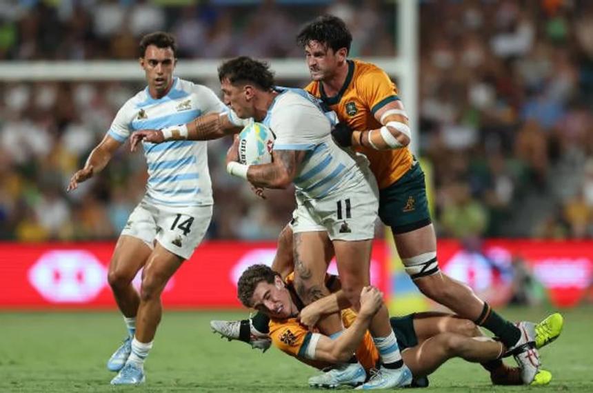 Los Pumas 7s derrotaron 41-5 en la final a Australia y se quedaron con el tiacutetulo en el Seven de Perth