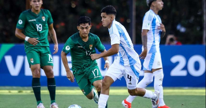 La Seleccioacuten Sub 20 le ganoacute a Bolivia en el uacuteltimo suspiro