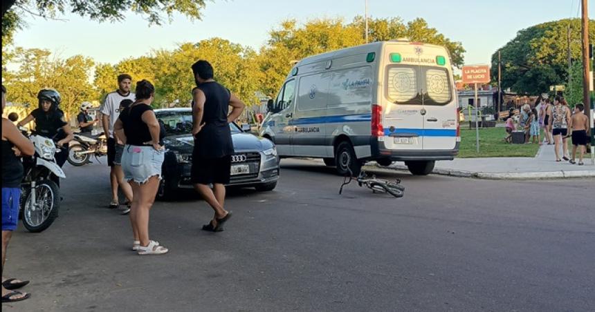 Un nene en bicicleta fue atropellado en Pico