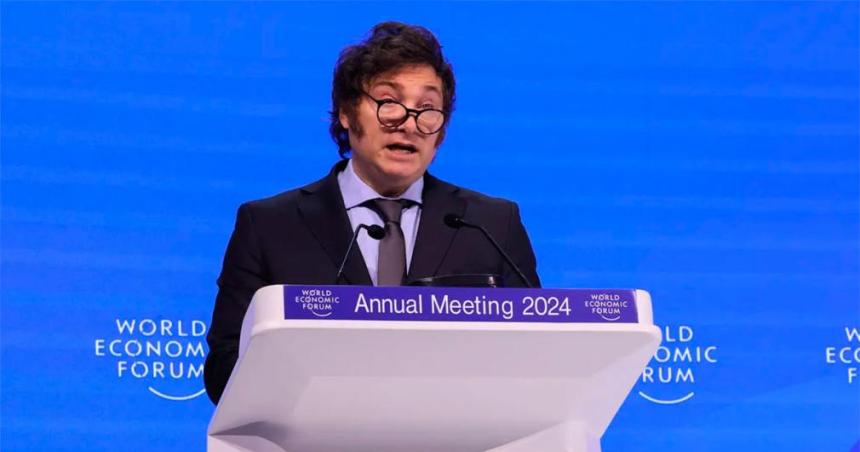 Queacute dijo Milei en Davos 2025 que desatoacute la marcha LGBT contra la discriminacioacuten