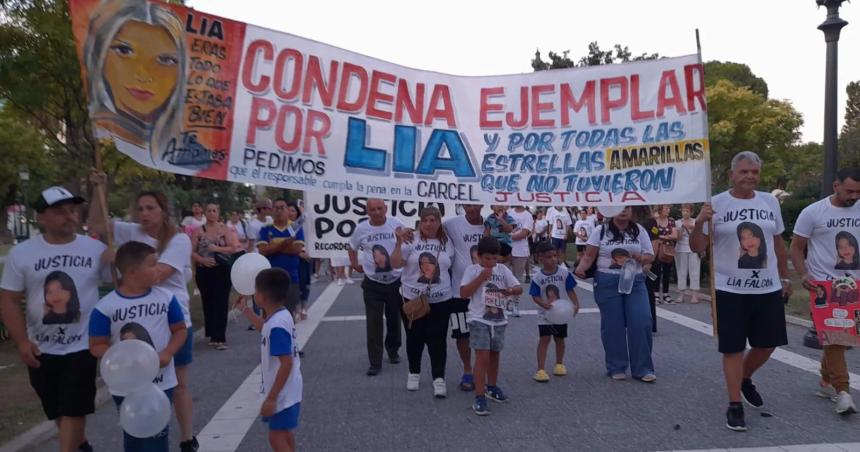 Segunda marcha en reclamo de Justicia por la muerte de Liacutea