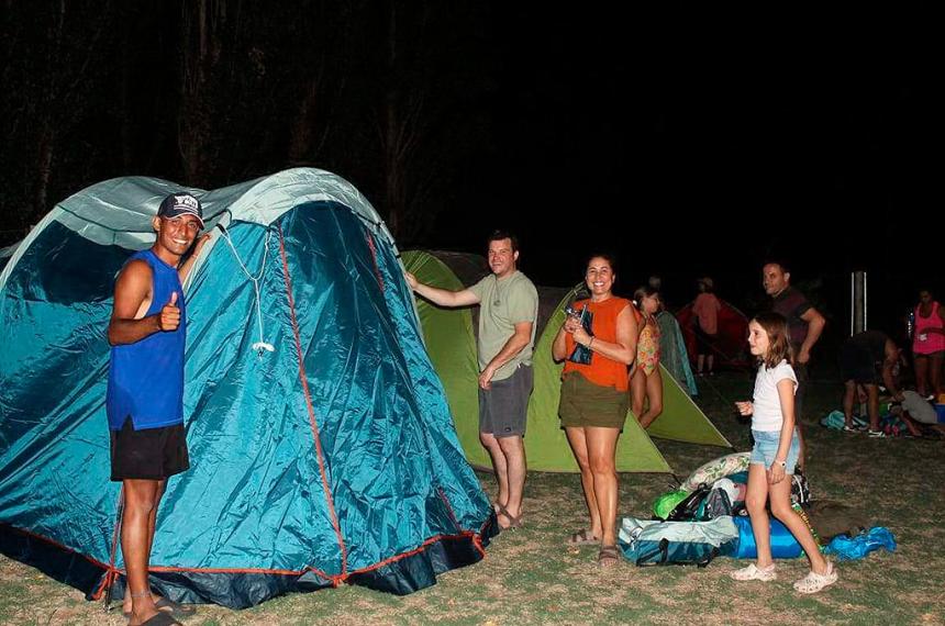 Exitosa segunda edicioacuten del Campamento Familiar en Pico