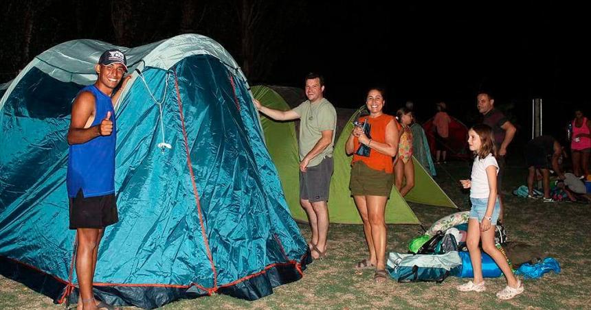 Exitosa segunda edicioacuten del Campamento Familiar en Pico