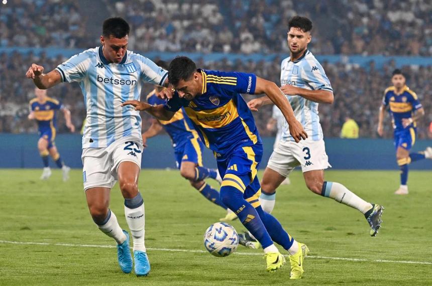 Racing golpeoacute primero y le gana a Boca en Avellaneda