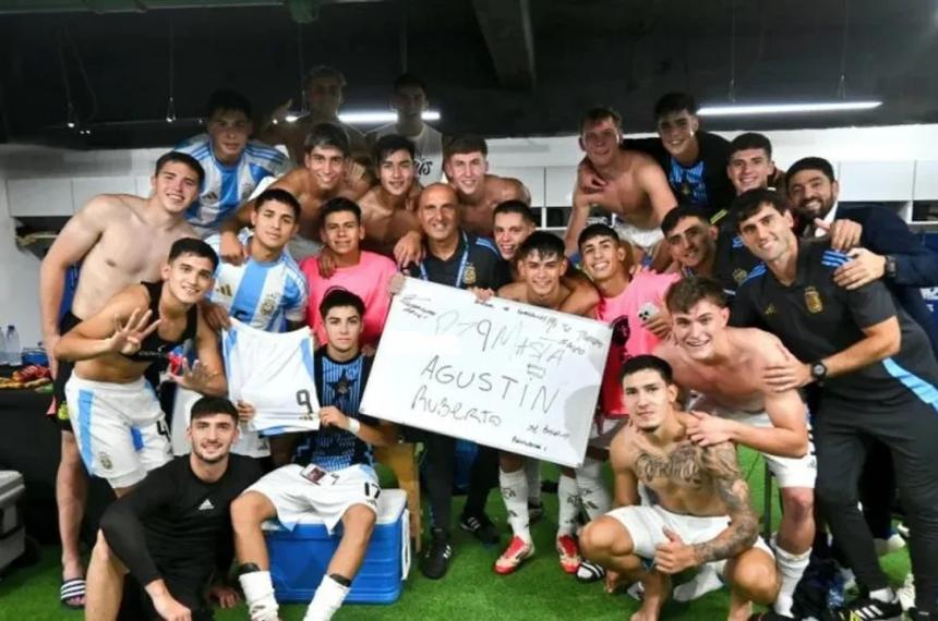 La Seleccioacuten argentina Sub 20 le dedicoacute la victoria ante Colombia a Ruberto