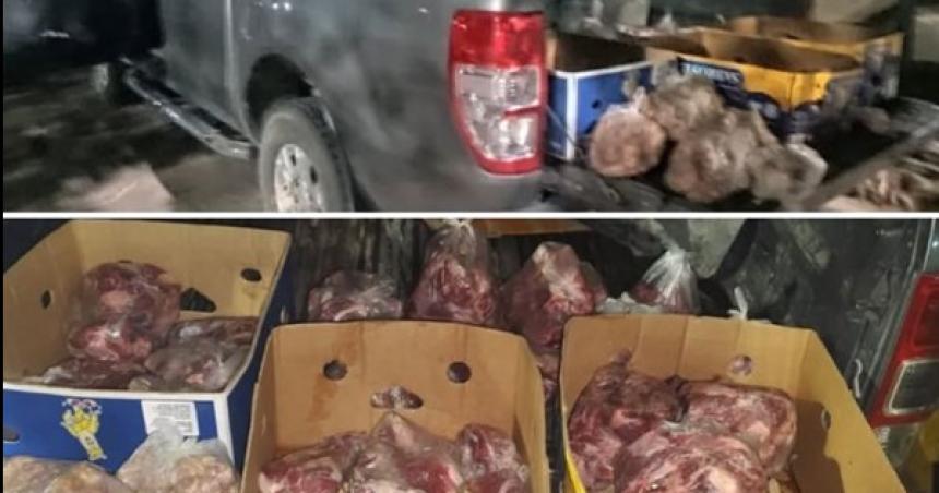 Secuestran carne transportada de manera ilegal