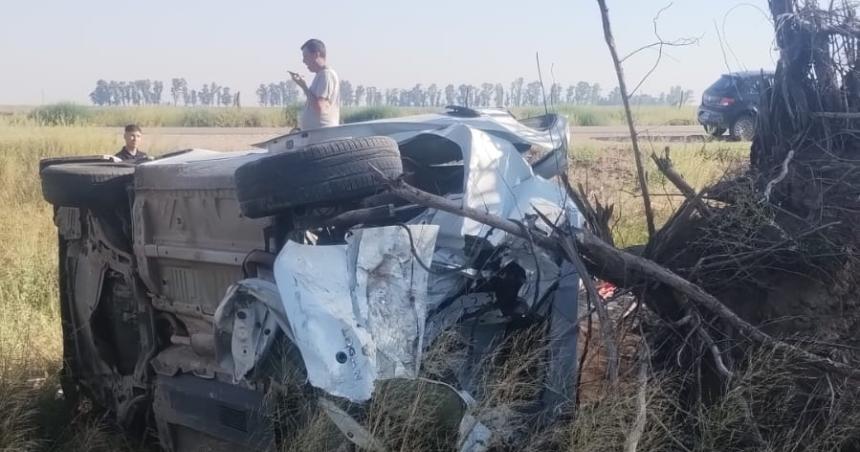 Un vuelco con herido sobre la Ruta Provincial 18