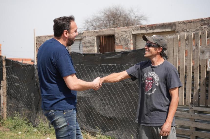 Luz para barrios populares- respaldo al intendente