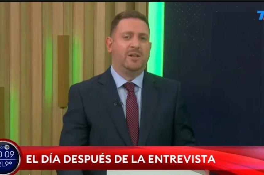 Jonatan Viale habloacute de la interrupcioacuten del reportaje con Milei y de las oacuterdenes que recibioacute