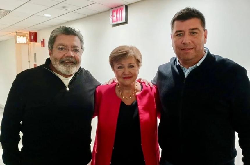 La CGT llevoacute planteos a Georgieva un diacutea antes de la reunioacuten con Milei