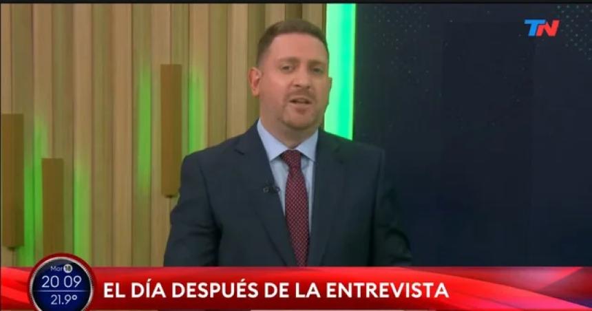 Jonatan Viale habloacute de la interrupcioacuten del reportaje con Milei y de las oacuterdenes que recibioacute