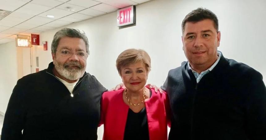 La CGT llevoacute planteos a Georgieva un diacutea antes de la reunioacuten con Milei