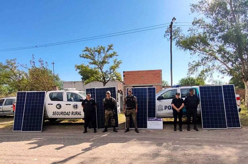 Secuestraron 8 paneles solares sustraiacutedos en La Pampa