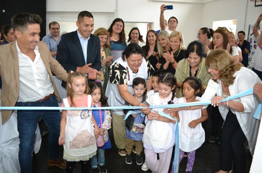 Inauguraron obras en instituciones educativas de Colonia El Sauzal