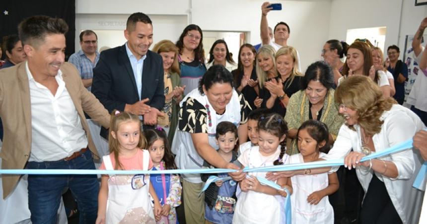 Inauguraron obras en instituciones educativas de Colonia El Sauzal