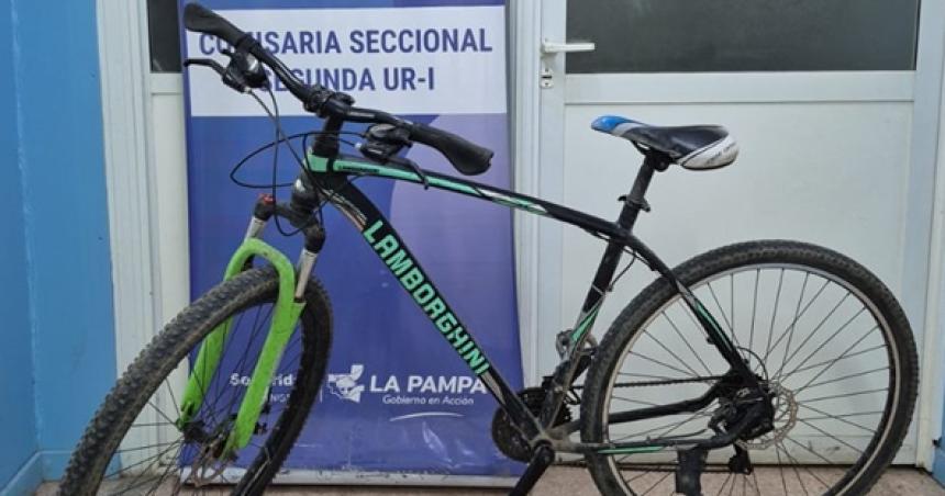 Recuperan una bicicleta robada en Santa Rosa