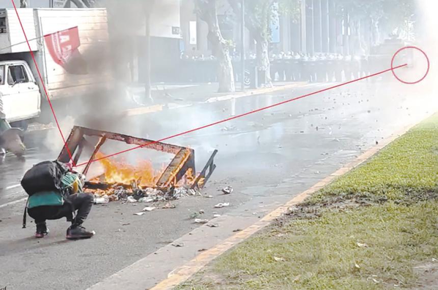 El disparo que alcanzoacute a Pablo Grillo fue un tiro de arriba hacia abajo