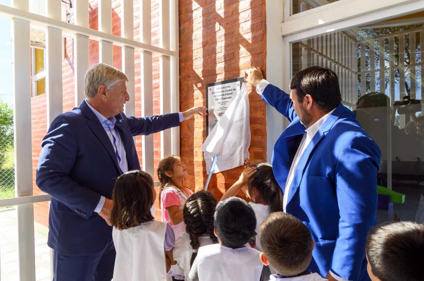 Ziliotto inauguroacute un Centro de Desarrollo Infantil en Carro Quemado