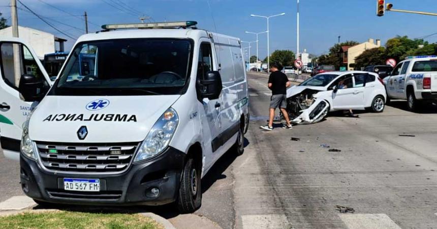 Chocoacute la ambulancia que asistioacute a los heridos en la Ruta 5