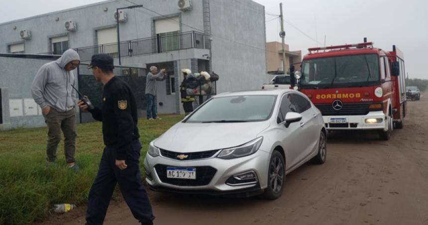 Un herido con graves quemaduras en Pico