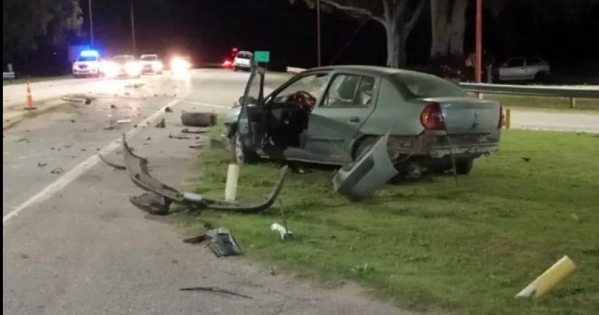 Chocoacute alcoholizado sobre la Ruta 5 y le secuestraron un arma
